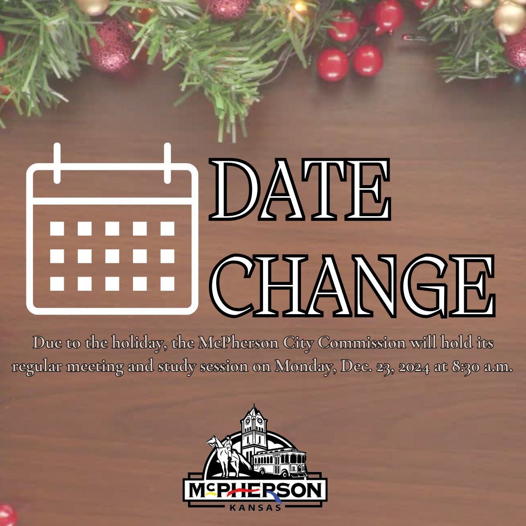 Date change for commission meeting