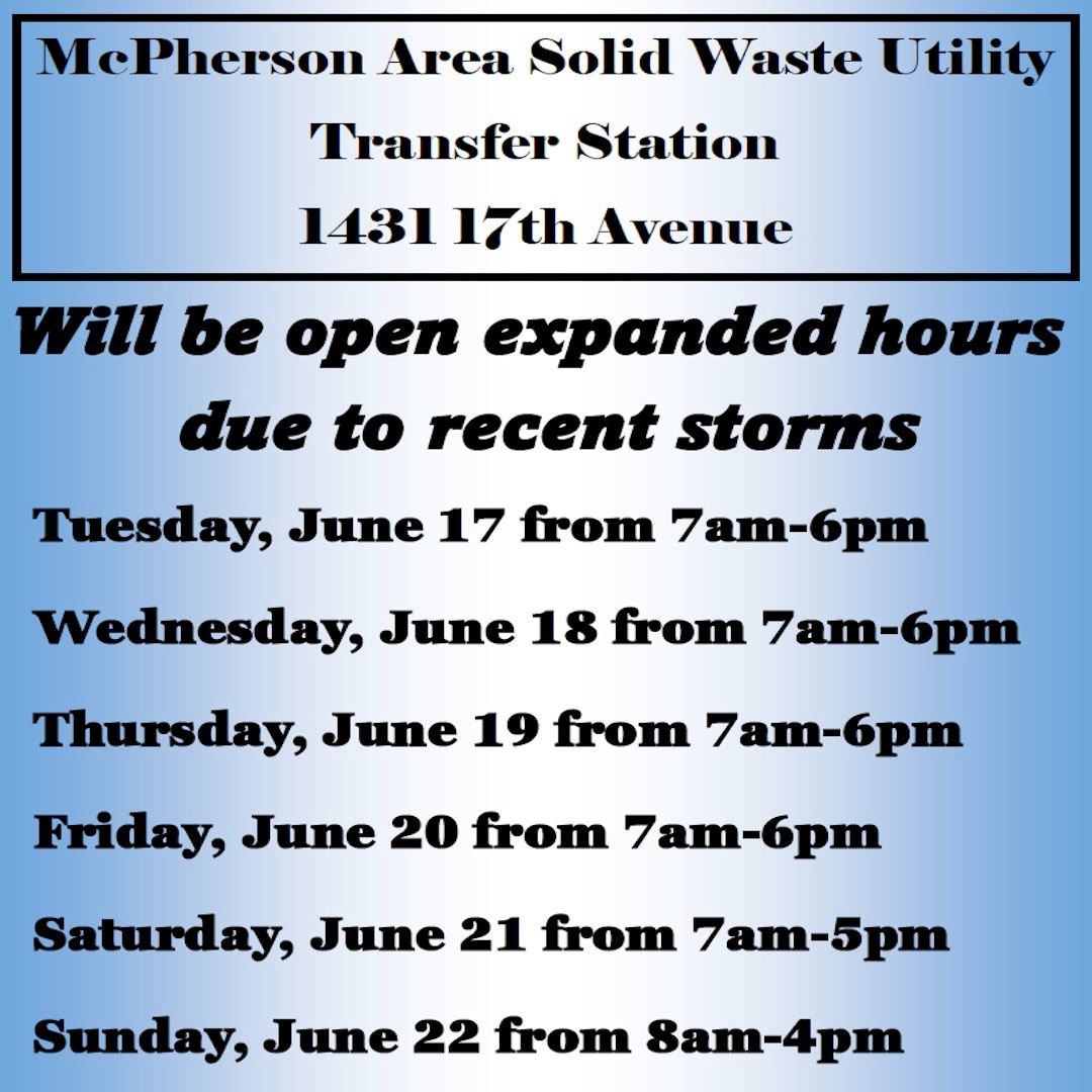 MASWU extended hours for this week 