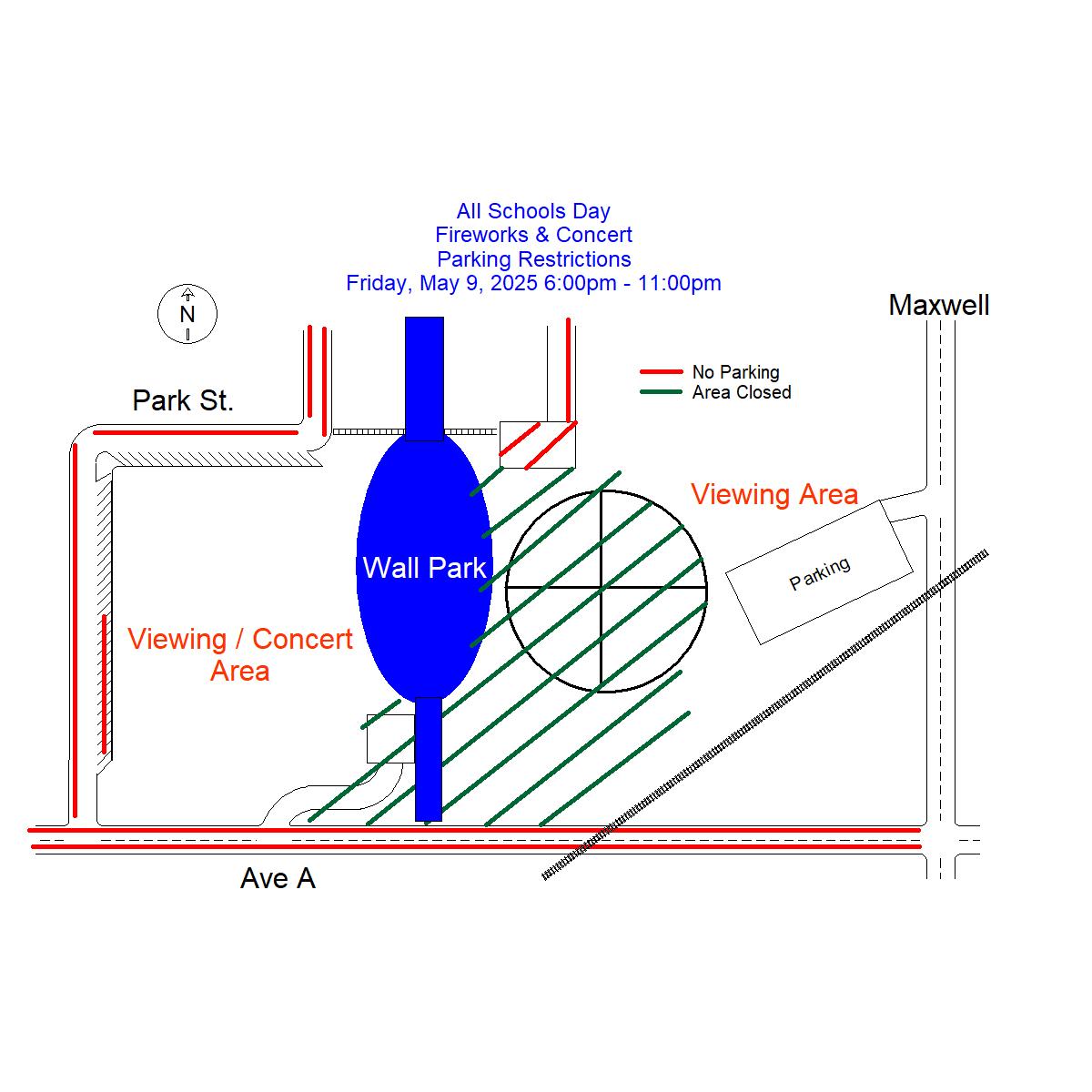 Road closure information for All Schools Day 